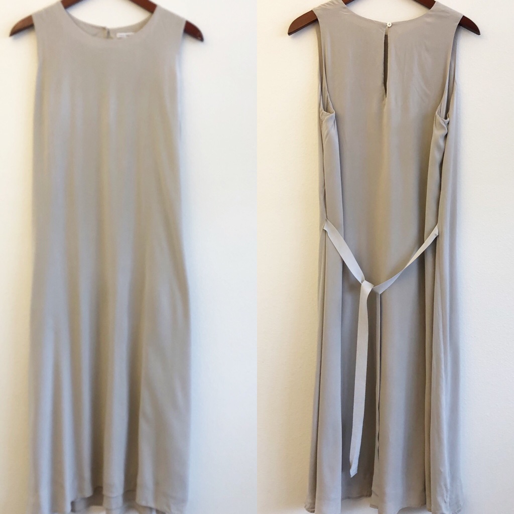 James Perse Tie Back Maxi Sleeveless Dress